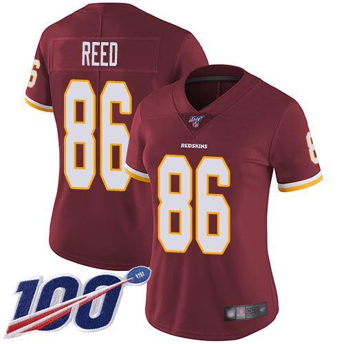 Washington Redskins Limited Burgundy Red Women Jordan Reed Home Jersey NFL Football #86 100th->youth nfl jersey->Youth Jersey